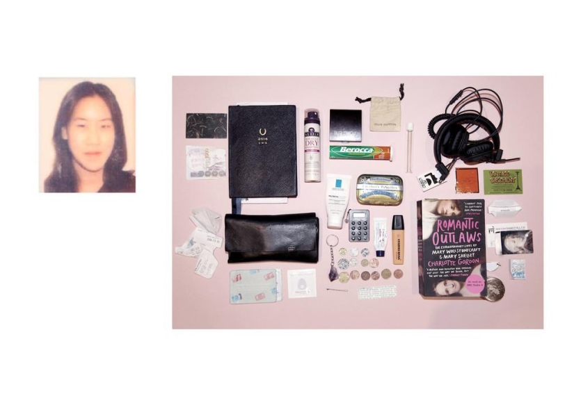 What do British women carry in their handbags