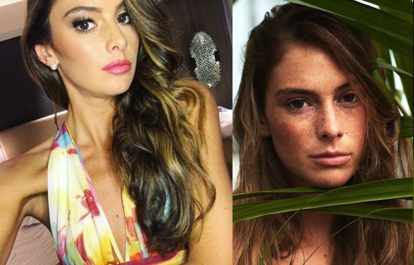 What do the participants of "Miss Universe 2016" look like without makeup