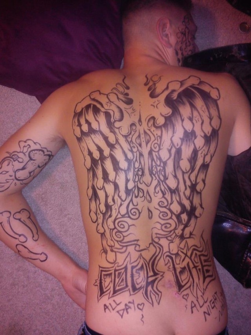 What happens to those who pass out at a party before anyone else