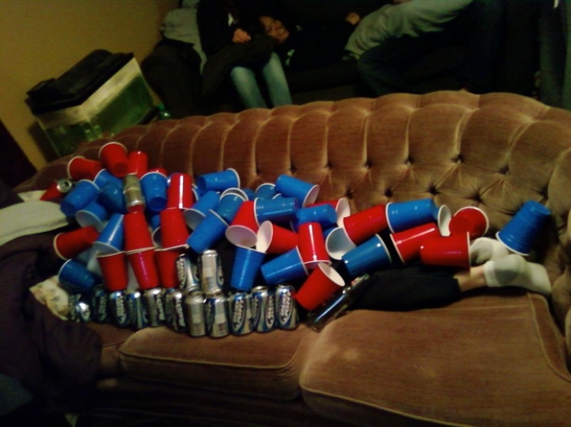 What happens to those who pass out at a party before anyone else