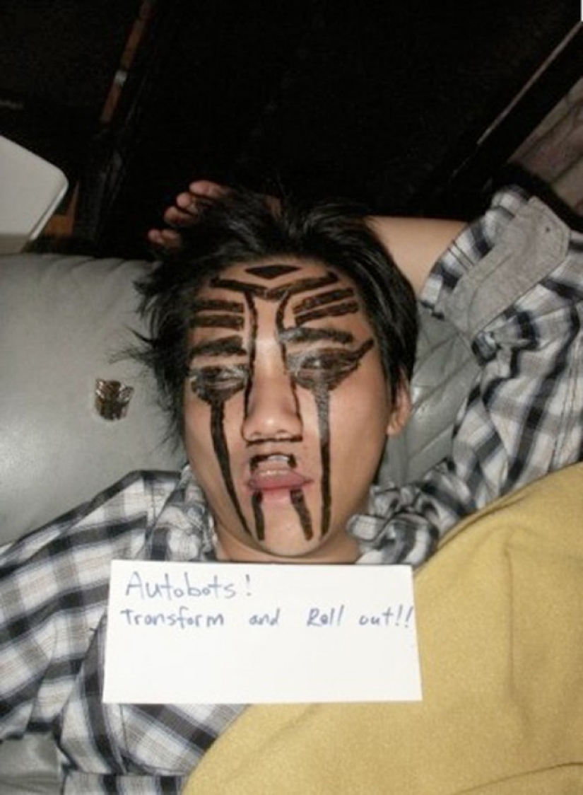 What happens to those who pass out at a party before anyone else