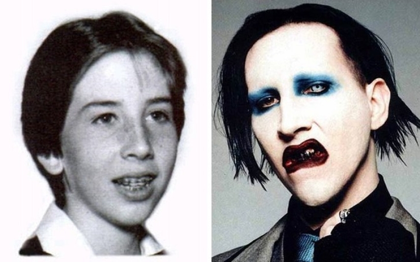What popular musicians looked like in their youth