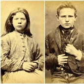 What punishments were given to juvenile delinquents a century and a half ago