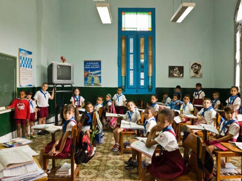 What students and classrooms look like in 15 countries around the world