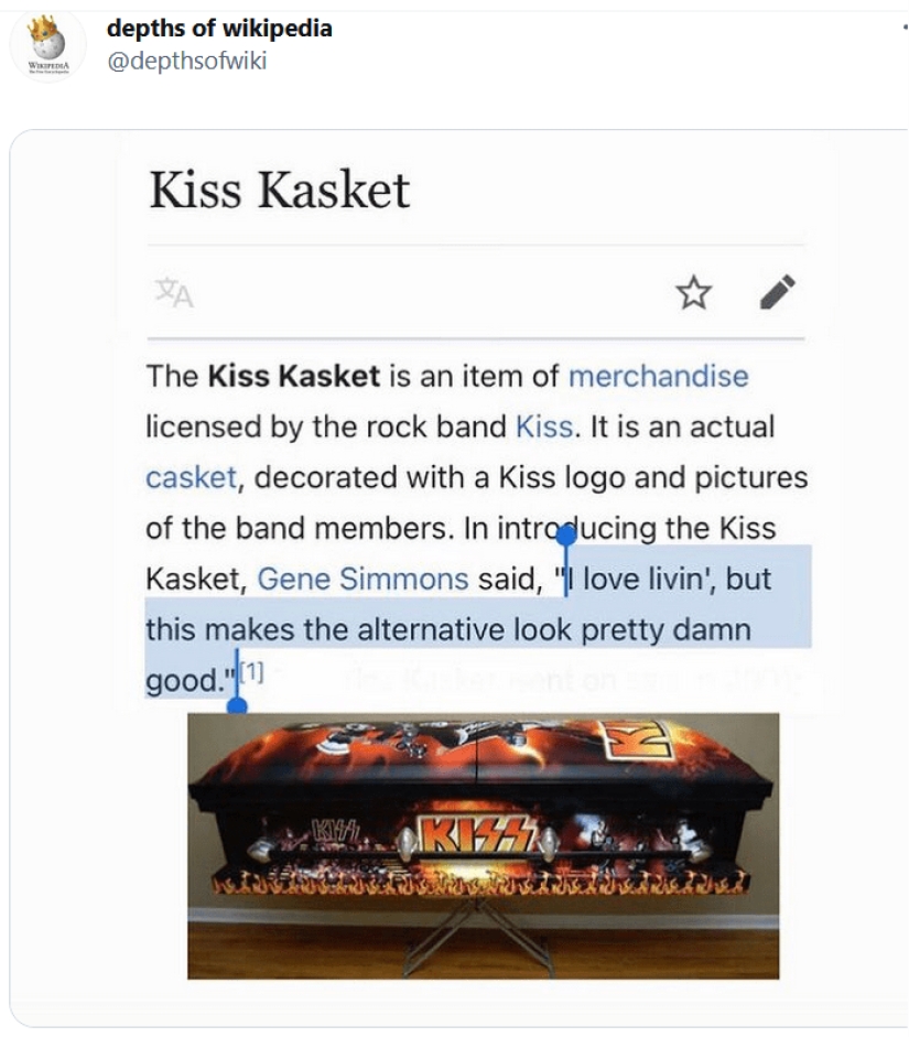 What the depths of Wikipedia hide: an account of the most absurd articles has appeared on Twitter