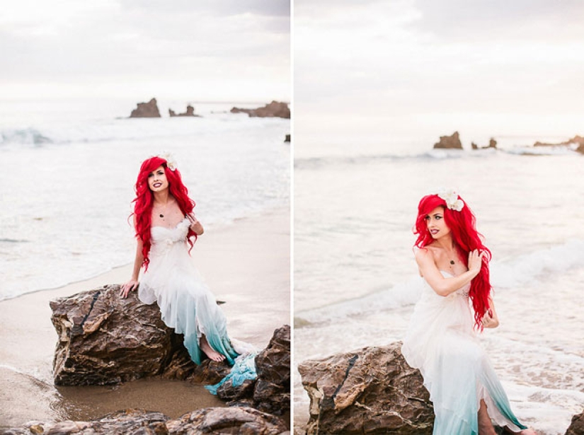 What would the wedding of the little mermaid Ariel look like in real life