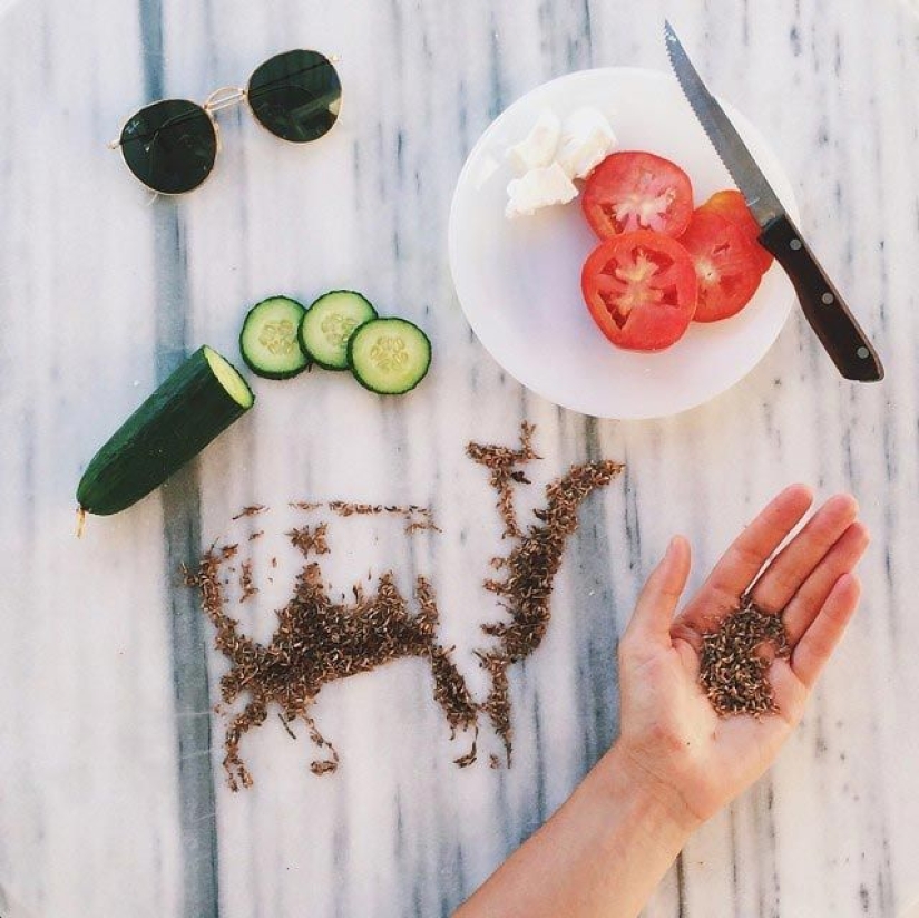 When spilled coffee becomes art