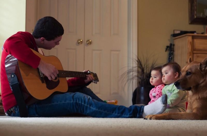 When there are twin girls in the family