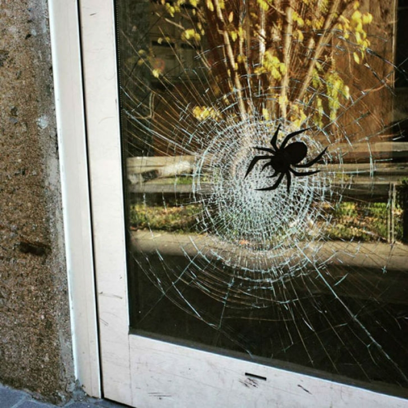 When vandalism can be turned into a joke