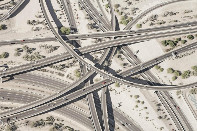 Where the Roads Divide: Aerial Photography by Peter Andrew