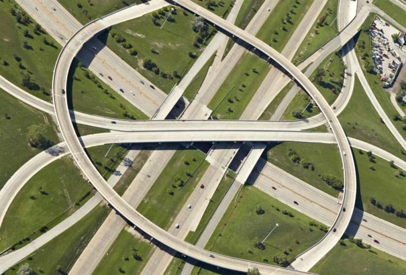 Where the Roads Divide: Aerial Photography by Peter Andrew