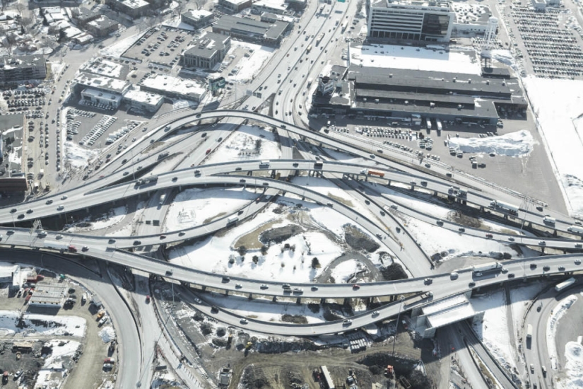 Where the Roads Divide: Aerial Photography by Peter Andrew