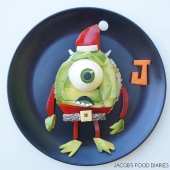 Where's my big spoon? The artist cooks edible toons for her son