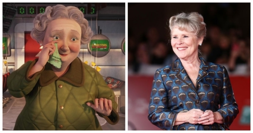 Which of the Hollywood stars voiced New Year's cartoons