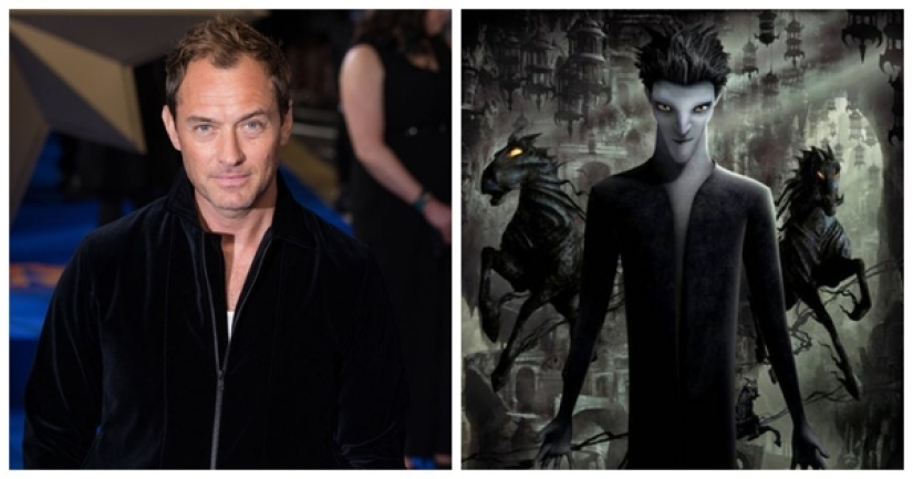 Which of the Hollywood stars voiced New Year's cartoons