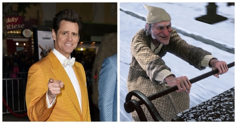 Which of the Hollywood stars voiced New Year's cartoons