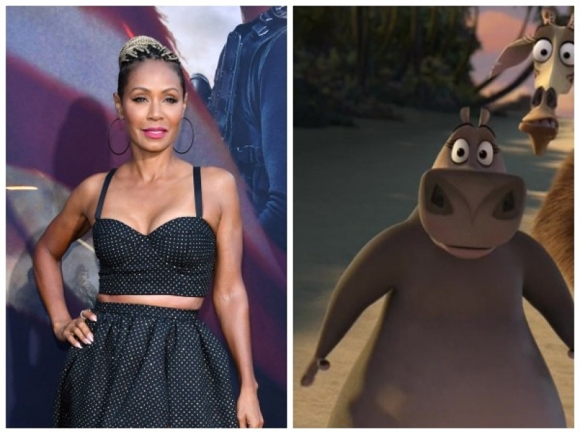 Which of the Hollywood stars voiced New Year's cartoons