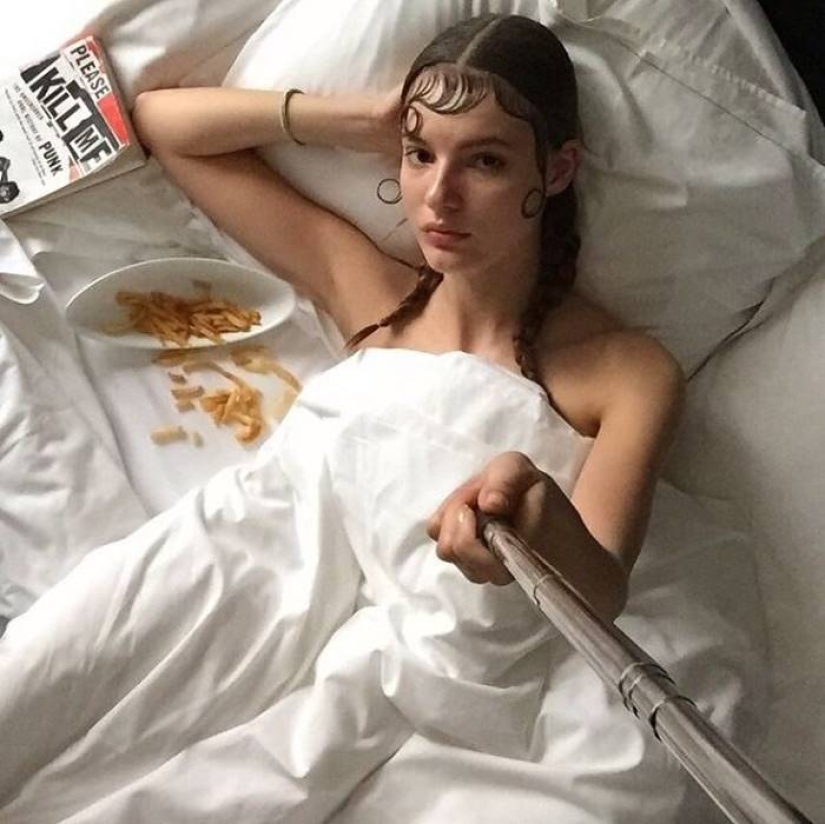 Who said models don&#39;t have a sense of humor? Funny Instagram Tilda Lindstam