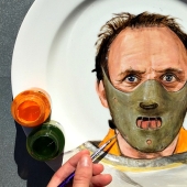 Who's on the platter? Artist paints celebrities on plates