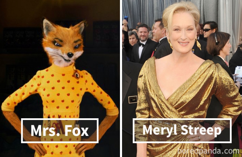 Whose voices were spoken by the characters of Western cartoons in the original