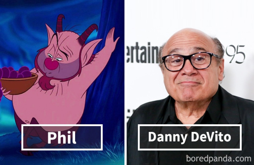 Whose voices were spoken by the characters of Western cartoons in the original