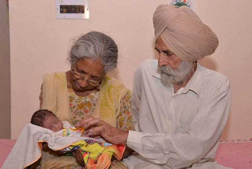 Why did a 72-year-old Indian woman give birth to her first child