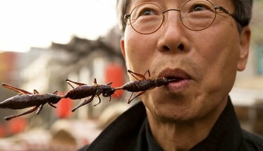 Why do the Chinese eat insects and "strange" foods that frighten civilized people