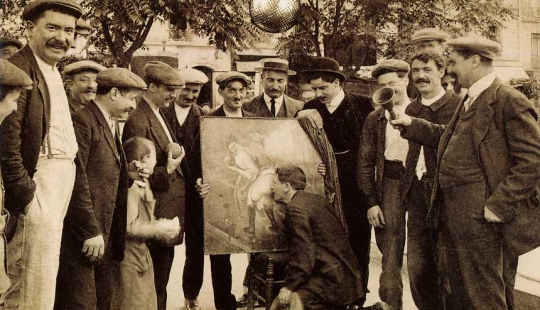 Why do the French kiss the village waitress on the fifth point