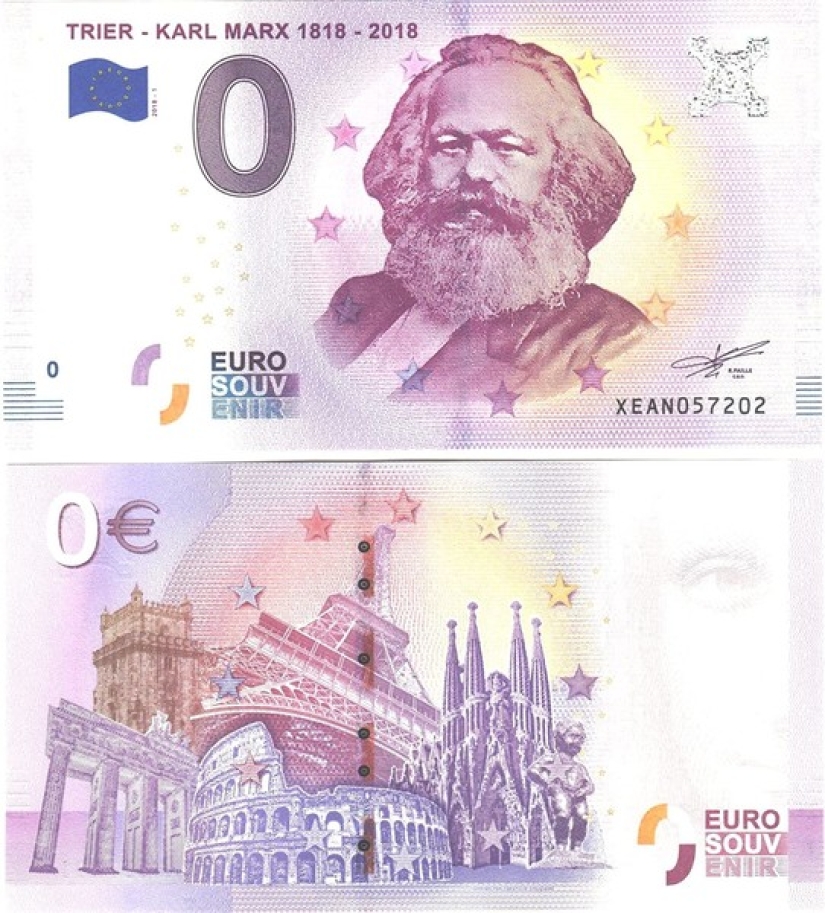 Why do they issue zero euro banknotes in the world