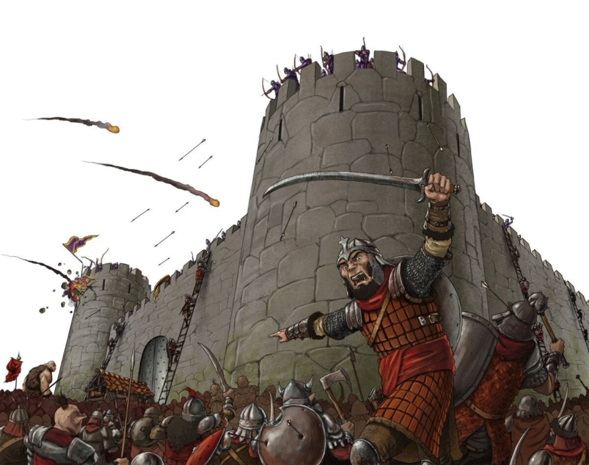 Why were castles built? Why couldn't they be bypassed?