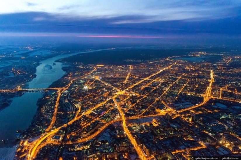 Winter photos of Novosibirsk