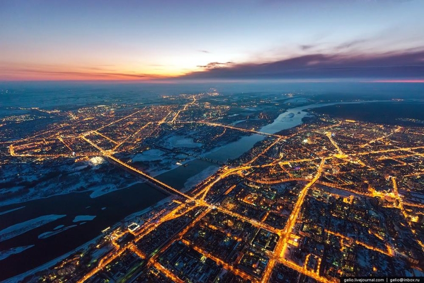 Winter photos of Novosibirsk