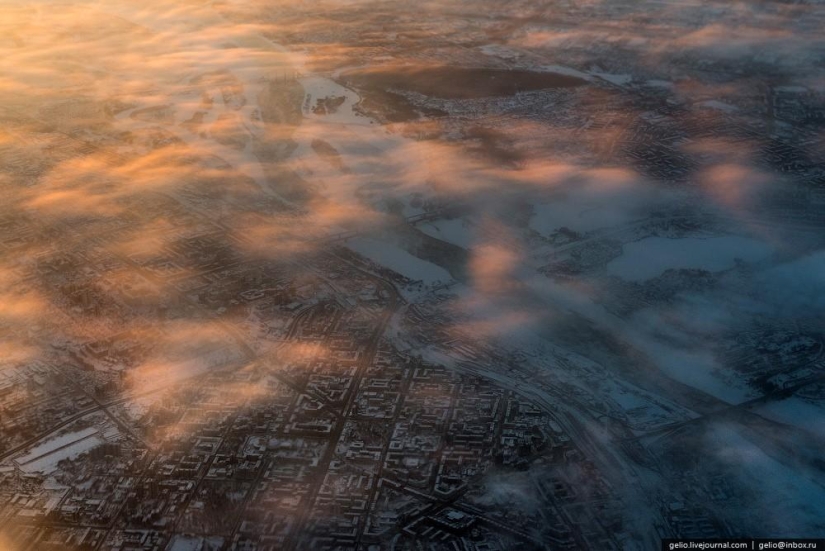 Winter photos of Novosibirsk