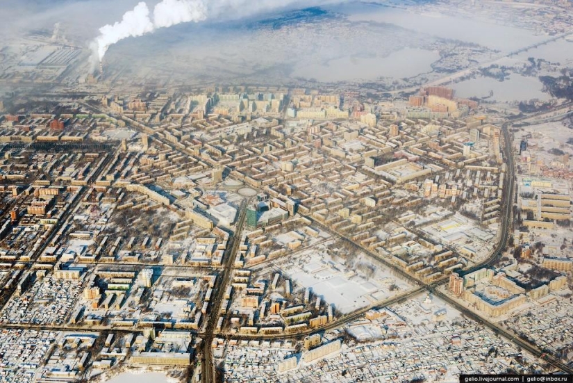 Winter photos of Novosibirsk