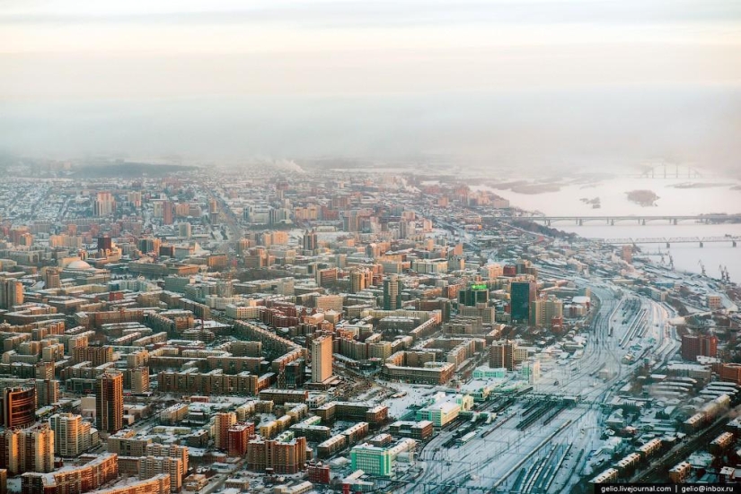 Winter photos of Novosibirsk