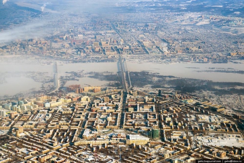 Winter photos of Novosibirsk