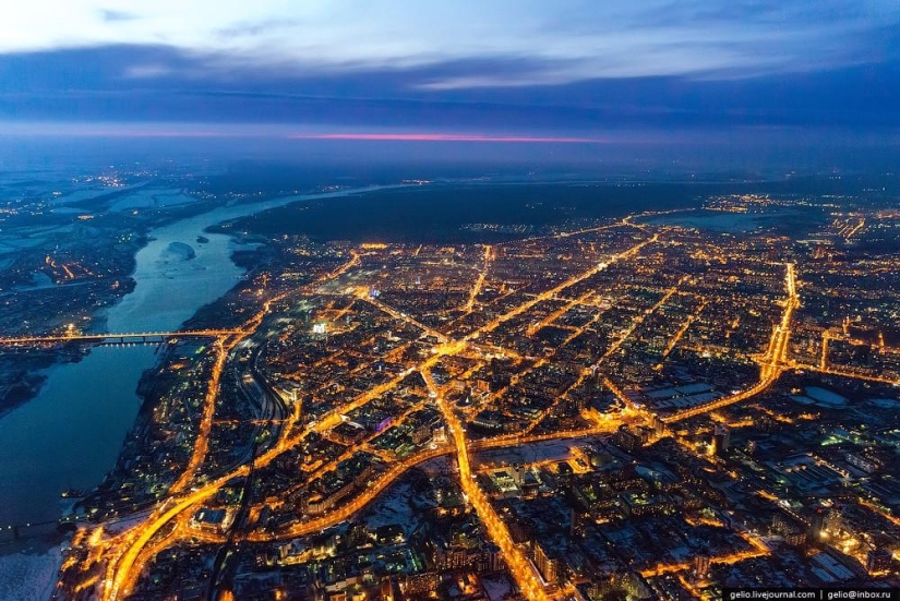 Winter photos of Novosibirsk