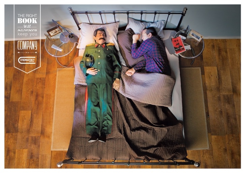 Wonderful advertisement for the Israeli bookstore chain: read more!