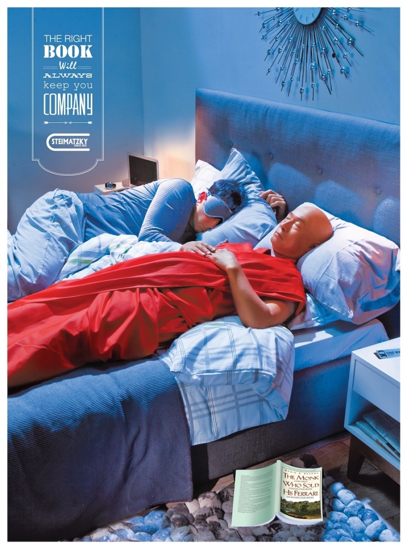 Wonderful advertisement for the Israeli bookstore chain: read more!