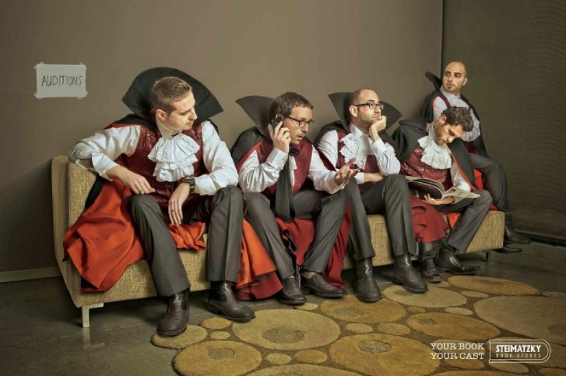 Wonderful advertisement for the Israeli bookstore chain: read more!