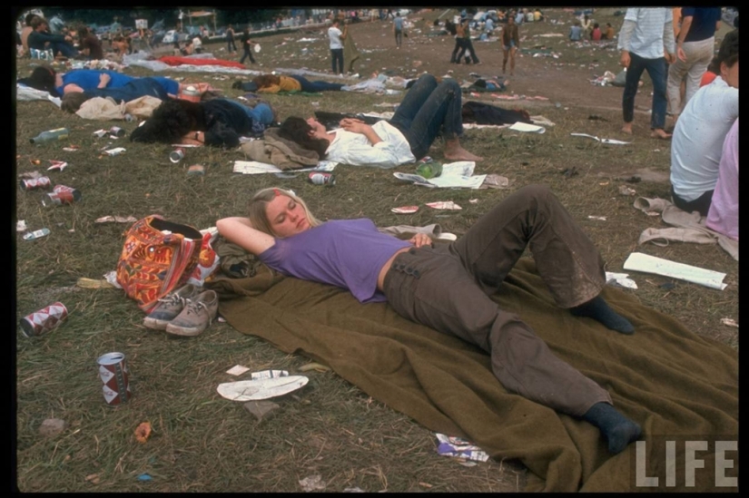 "Woodstock" en 1969 en imágenes de la revista LIFE "Woodstock" en 1969 en imágenes de la revista LIFE