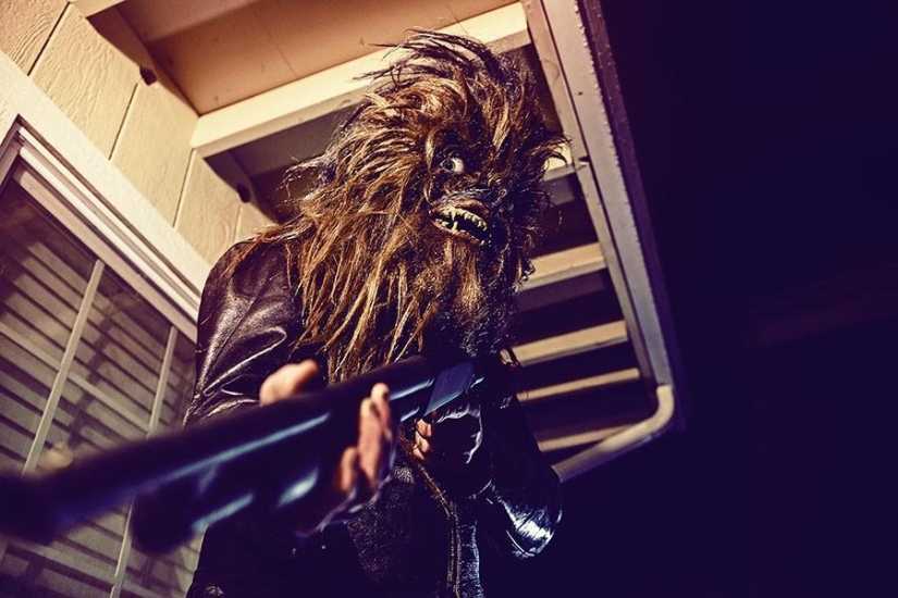 Wookiee monsters from Star Wars in everyday life Wookiee monsters from Star Wars in everyday life
