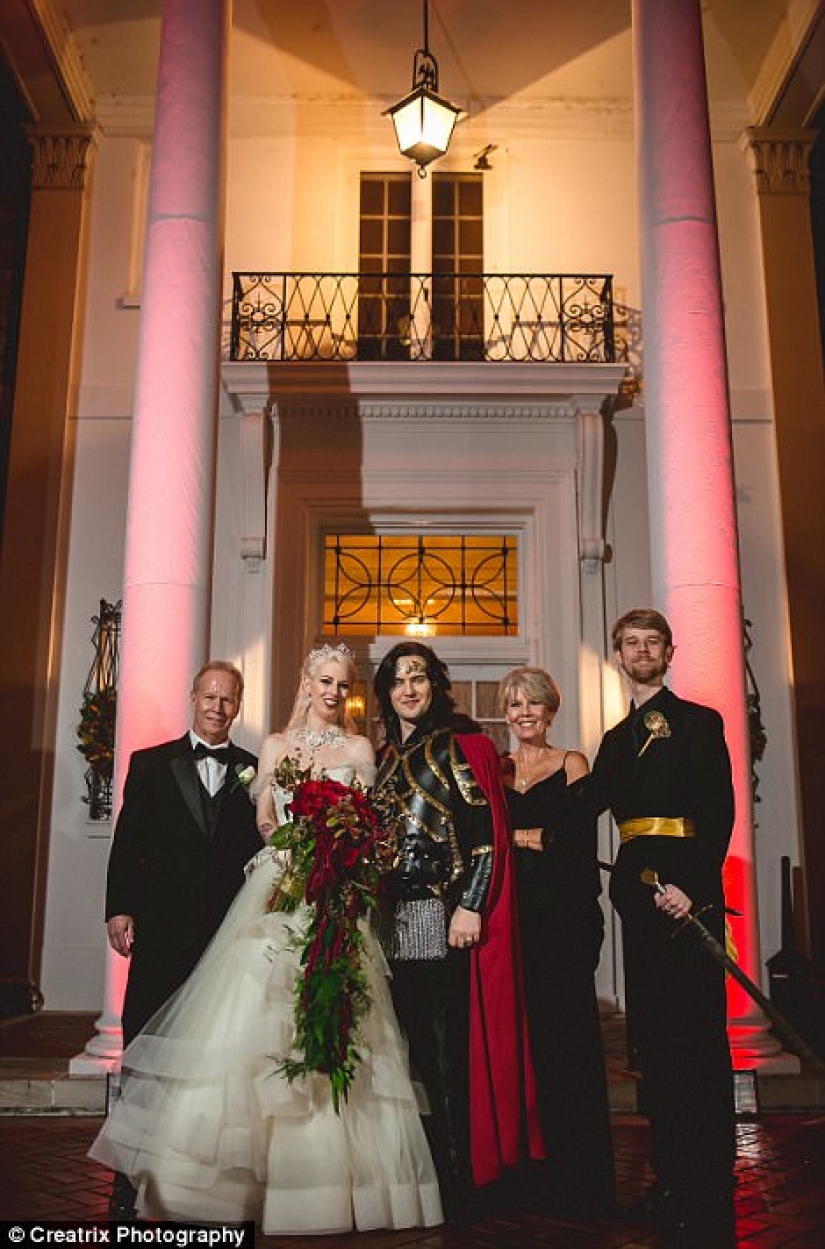 Y la muerte no se separará: una pareja obsesionada con los vampiros organizó una boda por 120 mil dólares