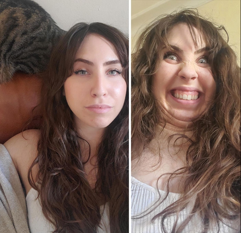 “You Are So Beaut-OHGOD!”: 14 Hilarious Before-And-After Pictures, As Shared By These Women With A Sense Of Humor