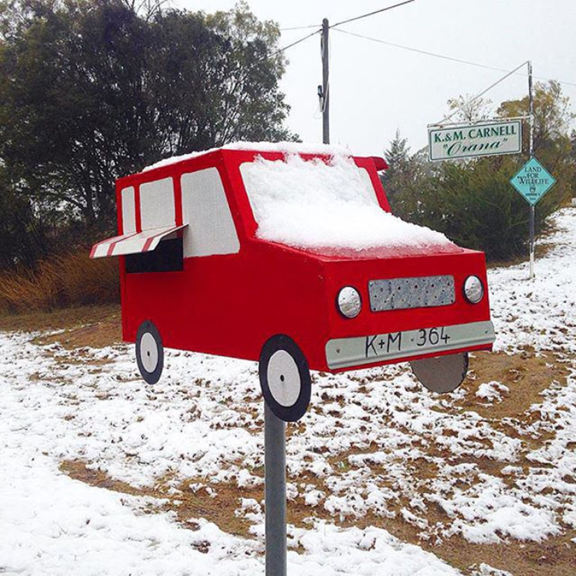 You have a letter: unusual, strange and funny mailboxes