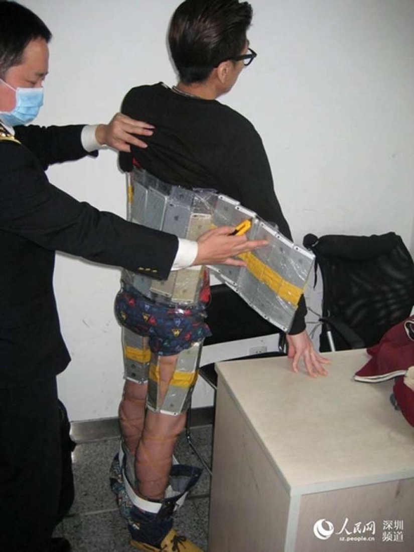 You won't believe what this Chinese man tried to smuggle across the border!
