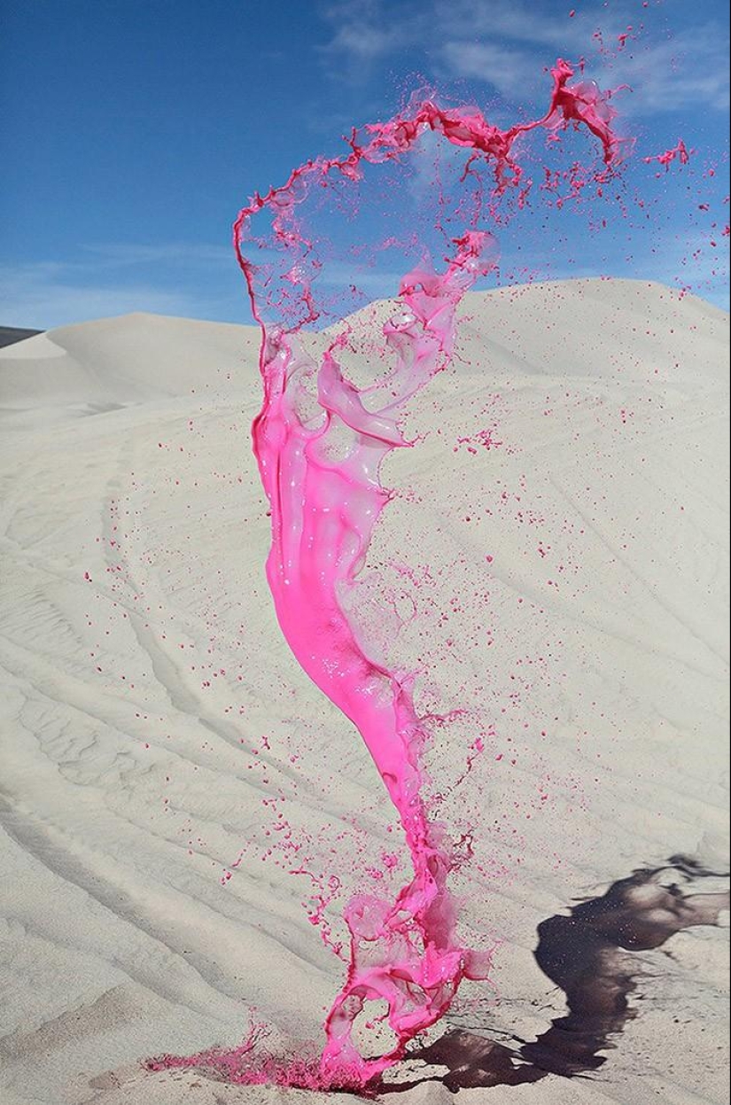 You'll Never See It Live: Flying Paint Sculptures