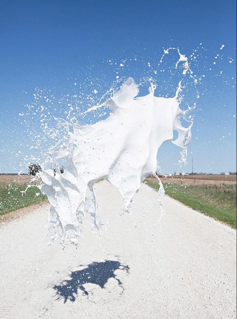 You'll Never See It Live: Flying Paint Sculptures