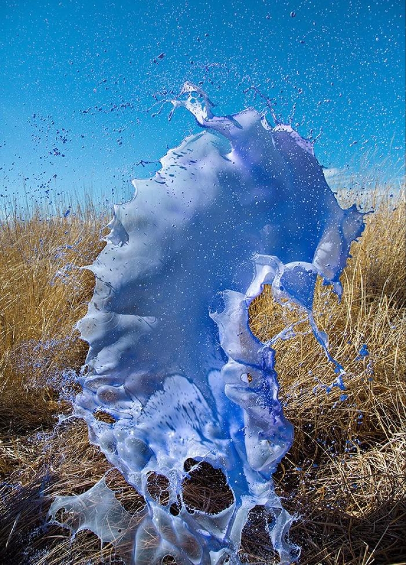 You'll Never See It Live: Flying Paint Sculptures