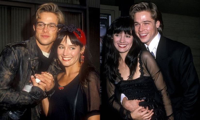 Young and in love: Brad Pitt's women before and after Angelina Jolie
